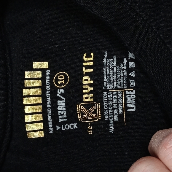 deKryptic Paper Chaser mens small t-shirt - Picture 3 of 7